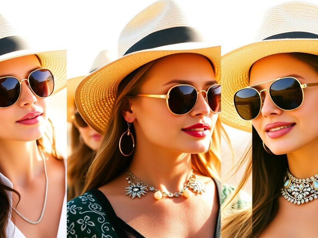 Accesoriile preferate ale vedetelor în sezonul cald 1 Vedete purtând accesorii de vară la modă.