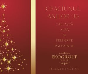 Crăciunul Anilor ’30 la Eko Group Vila: O Întoarcere în Eleganța Interbelică